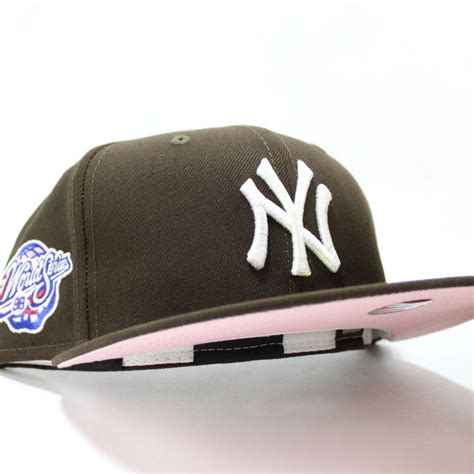 brown yankees hat fitted.